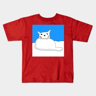 Snow Cat Kids T-Shirt